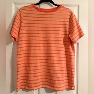 Boys’ Lands’ End Short-Sleeve Striped Tee (XL 18H–20H)